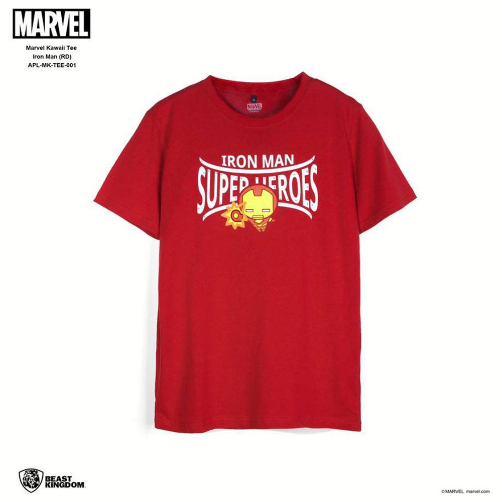 Marvel: Marvel Kawaii Tee Iron Man - Red, Size L (APL-MK-TEE-001)