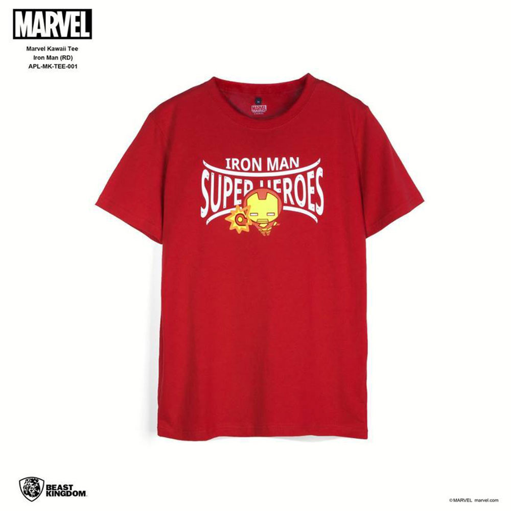 Marvel: Marvel Kawaii Tee Iron Man - Red, Size S (APL-MK-TEE-001)