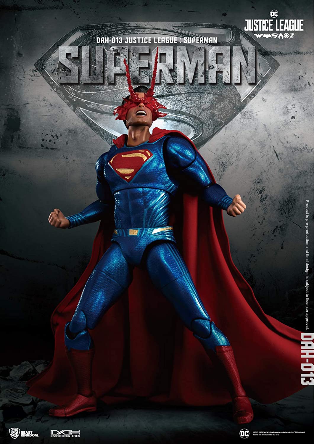 Beast Kingdom DAH-013 Justice League: Dynamic 8ction Heroes Superman Toy Action Figure