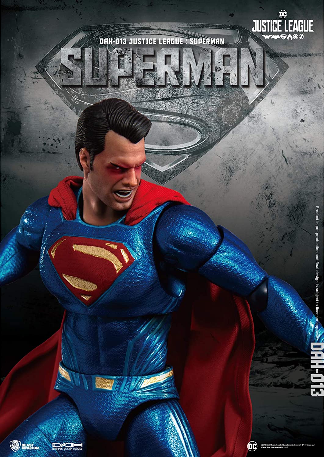 Beast Kingdom DAH-013 Justice League: Dynamic 8ction Heroes Superman Toy Action Figure