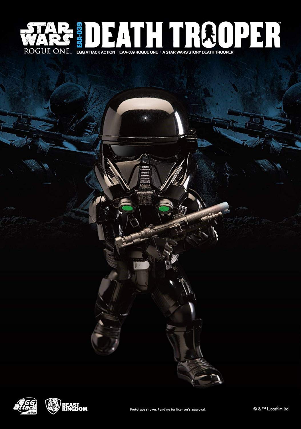 Beast Kingdom EAA-039 Star Wars Rogue One: Death Trooper Egg Attack Action Figure