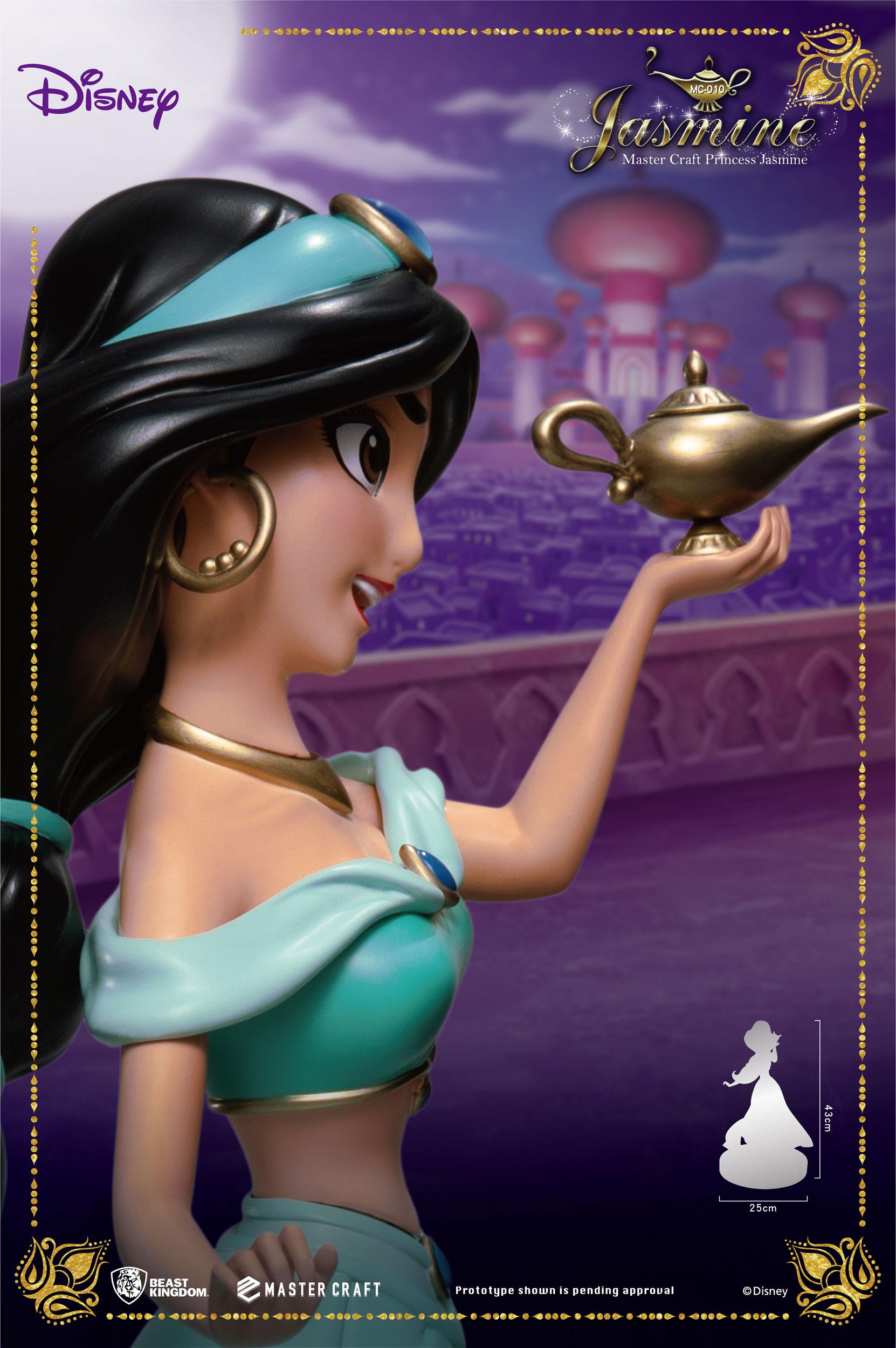 Beast Kingdom MC-010 Disney Aladdin Princess Jasmine Toy Figure Mastercraft Statue