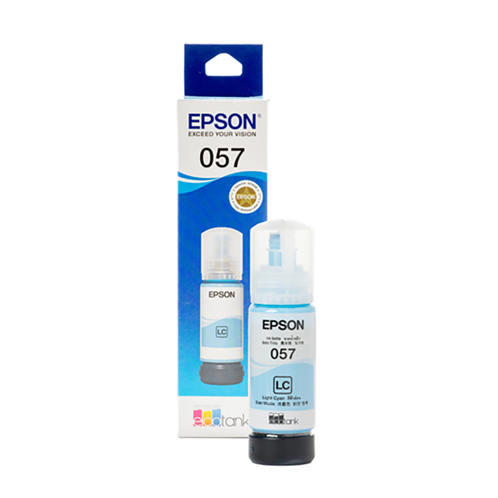 Epson 057 Light Cyan Original Ink Refill Bottle 70ml For L8050/L18050 (C13T09D500)