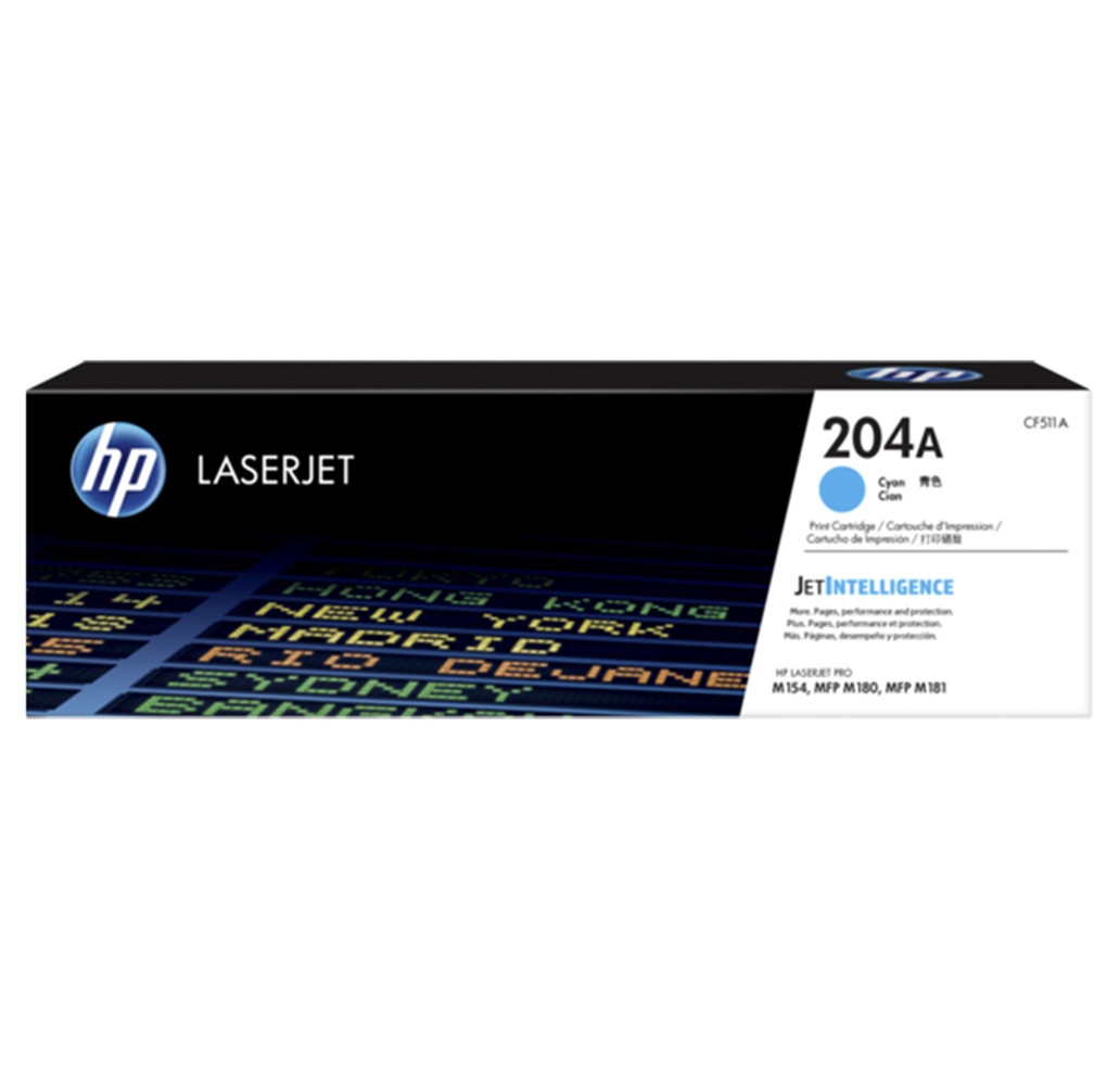 HP 204A Cyan LaserJet Toner Cartridge