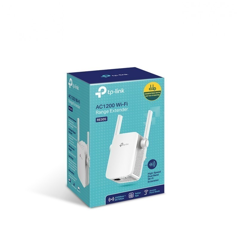 TP-Link RE305 AC1200 Wall Plugged Wi-Fi Range Extender