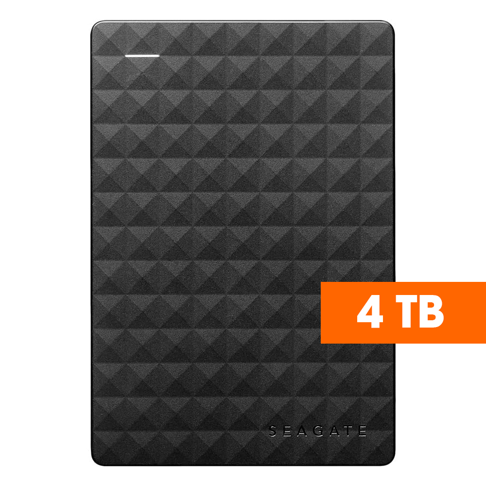 Seagate Expansion 4TB (Black) USB 3.0 Portable External Hard Drive with Drag-and-Drop File Saving Windows Compatibility External Hard Disk