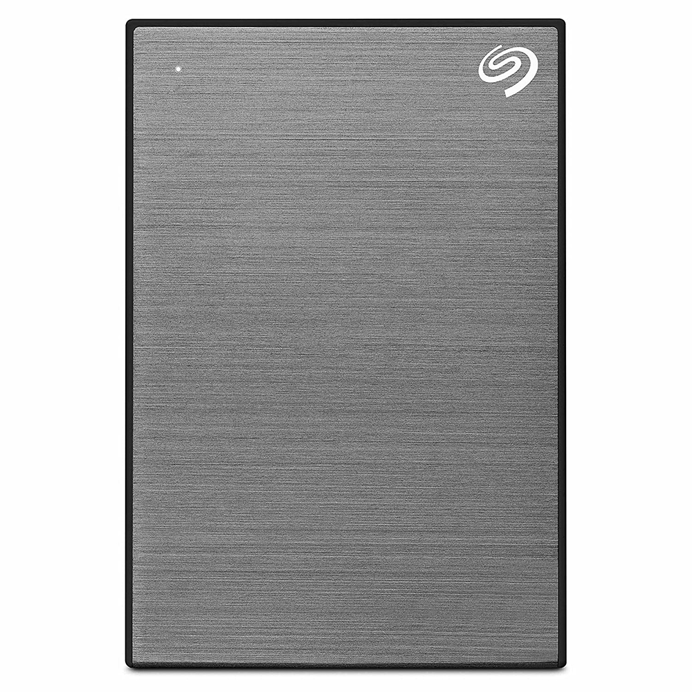 Seagate 2TB (Space Grey) Backup Plus Slim Aluminium Portable External Hard Disk Drive