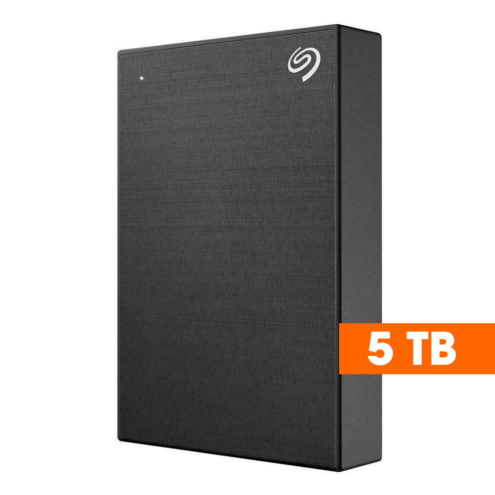 Seagate 5TB (Black) Backup Plus Portable Aluminium External Hard Disk Drive
